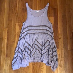 Free People Light Purple Trapeze Dress